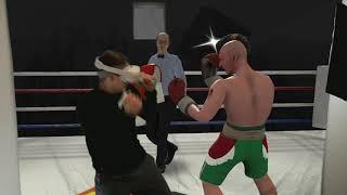 VR Boxing on hard (Lightning in Thrill of the Fight)