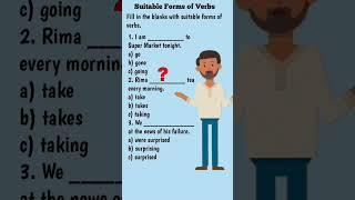 Tense in English Grammar/Suitable Verbs Forms. #viralshort
