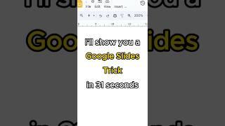 10x your Google Slides in 31 seconds  Leave a comment if you want more tricks #googleslides