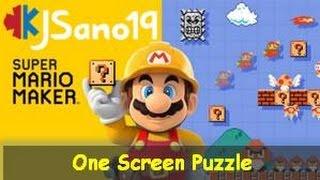 Super Mario Maker - One Screen Puzzle - Nomad - Wiggly Rage