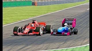 Ferrari F1 2018 vs Formula Student - Monza