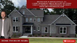 WOW! Brand New Luxury In Greater Atlanta, Basement, 1 Acre!