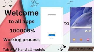 Welcome to All apps process for Samsung 11, 12, 13,14  and Acer A7, A9 100000% working