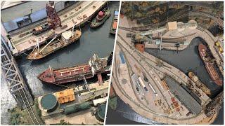 Model Railroad Tour & Switching Ops - N Scale Port Layout: GoogleEarth View