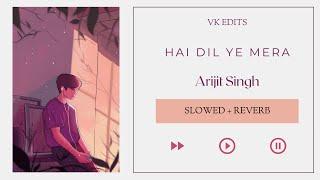 Hai Dil Ye Mera || Arijit Singh || SLOWED + REVERB || LOFI || #arijitsingh #lofi #vkedits