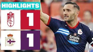 GRANADA CF 1 - 1 RC DEPORTIVO | HIGHLIGHTS LALIGA HYPERMOTION