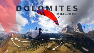 Paragliding Dolomites From Above - Col Rodella Flight Story