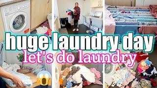 HUGE LAUNDRY DAY MOTIVATION | EXTREM LAUNDRY MOTIVATION 2021 | DO LAUNDRY WITH ME | LOADS OF LAUNDRY