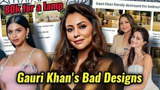 GAURI KHAN SELLING BASIC SOFA FOR 8 LAKH RUPEES: BAD INTERIOR DESIGNER