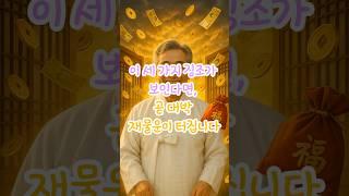이 세 가지 징조가 보인다면, 곧 대박 재물운이 터집니다 #재물운 #금전운 #징조 #대박운세