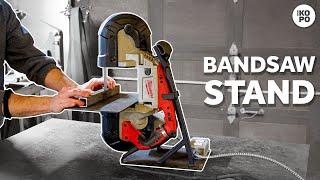 DIY Bandsaw Stand || Simple and versatile Portable Band Saw stand build