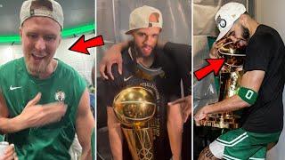 Boston Celtics Locker Room Celebration After Winning The 2024 NBA Championship vs. Dallas Mavericks!