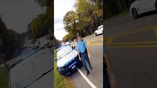 Cop is shocked to hear about biker’s instagram  @rjmakesvideo