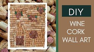 Wine Cork Wall Art | DIY Father’d Day Gift Idea | HOOKED ON YARN