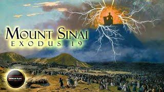 Moses At Mount Sinai | Exodus 19 | God appears on Mount Sinai | Mount Sinai on Fire