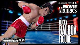 McFarlane Toys Movie Maniacs Rocky Platinum Edition Rocky Balboa | @TheReviewSpot