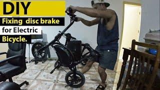 Electric scooter/Bicycle Disc brakes fixing ideas..