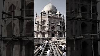 AI Reveals the Construction of Taj Mahal... | #ai #shorts