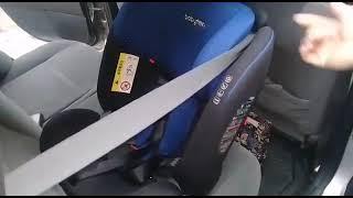 Как закрепить детское удерживающее кресло в автомобиле против хода движения