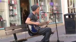 Jake Wright performs "Mr. Brightside" in Bath Spa