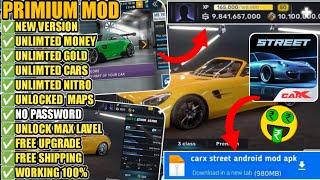 Carx street mod apk  || unlimted money mod apk ||