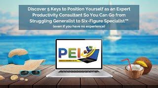 Discover 5 Keys to Position Yourself as an Expert Productivity Consultant | Andrea Anderson