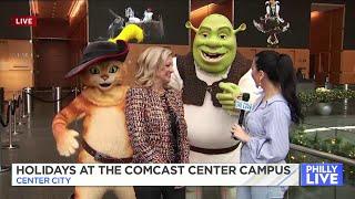 Video 'Spectacular', Shrek and much more as holidays come to Philly's Comcast Center Campus