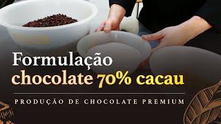 Fazendo chocolate, acompanhe como se faz chocolate premium 70% cacau