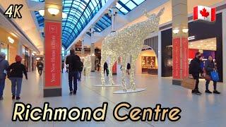  [4K] Walking Around CF Richmond Centre, Shopping Mall,  BC Canada,  Nov 2024