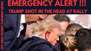 EMERGENCY ALERT !! PRESIDENT TRUMP SHOT IN THE HEAD AT LIVE RALLY IN PENNSYLVINIA