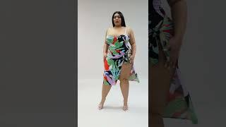 Beautiful Plus Size Maui Hours Swim Set Fashion