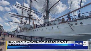 U.S. Coast Guard’s Barque Eagle arrives in Pensacola