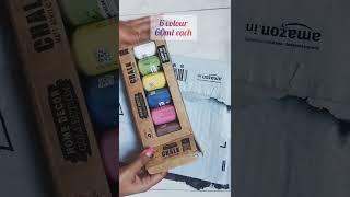 Unboxing CHALK paint from Amazon #shorts #unboxing #art