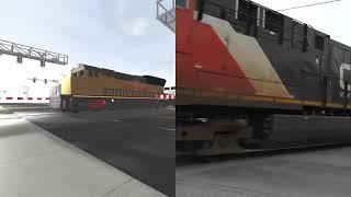 CN Train Hits Car In Centralia IL Recreation REMASTERED