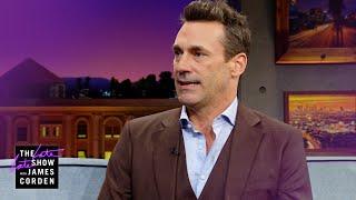 Jon Hamm & Judy Greer Were Halloween Candy Hounds