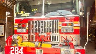 FDNY Engine 284 Responds To Box 8370. 7/14/24