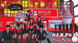 J.K.F || Mixue Party ️|| Drama Sakura School Simulator || #mirchannel