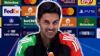 Mikel Arteta pre-match press conference  Atalanta vs Arsenal