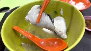 $7 Han Kee Fish soup Amoy Street Food Centre White sliced fish