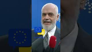 I am the tallest among all of them but I represent Albania a small country! Edi Rama