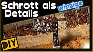 Details auf kleinsten Raum! Selber bauen: Ladegut für Schrottplatz.  [#200] Modellbahn N