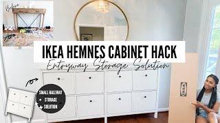 IKEA HEMNES SHOE CABINET HACK I SHOE STORAGE IDEAS I ENTRYWAY MAKEOVER (PT.1)