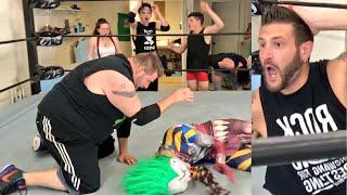 GRIM GIVES CLOWN ATTITUDE ADJUSTMENT - GTS WRESTLING PPV SUPERSHOW HOLIDAY WEEKEND!