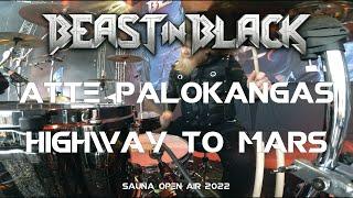 Beast In Black Atte Palokangas Drumcam 'Highway to Mars' / Sauna Open Air 2022