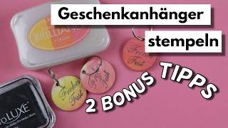 Geschenkanhänger basteln