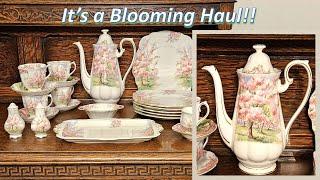 Discovering Stunning Royal Albert China Blossom Time Pattern At Local Thrift Store