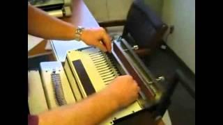 DFG All In One Binding System; Comb, Wire, and Spiral Binding Machine