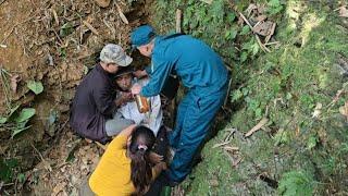 The policeman and kindman helped giang nga find Phong in the deep forest -How is Phong's condition?