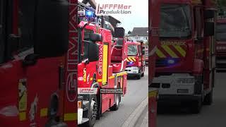 Französisch-Deutscher Löschzug auf Alarmfahrt! #france #germany #pompiers #feuerwehr