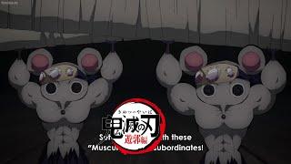 ムキムキねずみMuscle Mice Called by Hashibira Inosuke | Kimetsu No Yaiba Season2 Eposide 11 鬼滅の刃遊郭編 4話